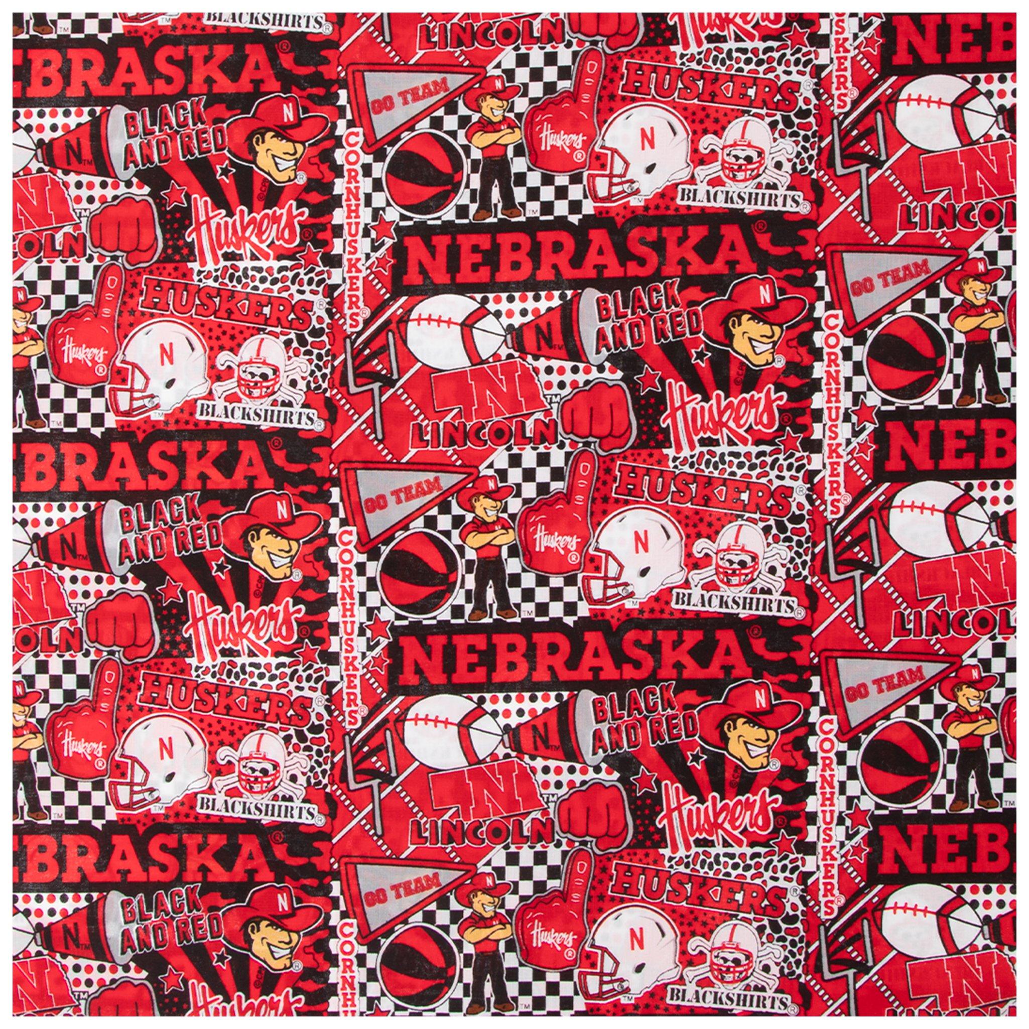 Nebraska Allover Collegiate Cotton Fabric | Hobby Lobby | 953281