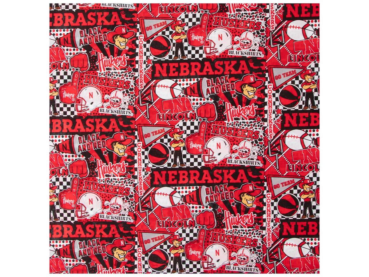 Nebraska Allover Collegiate Cotton Fabric | Hobby Lobby | 953281