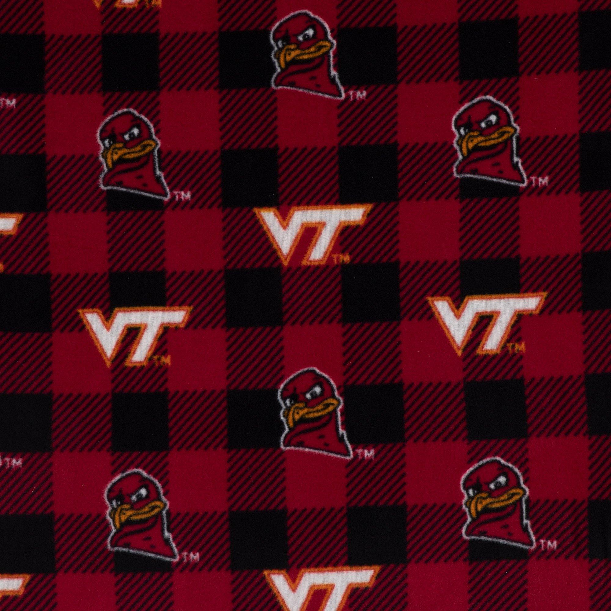 Virginia Tech Allover Collegiate Fleece Fabric | Hobby Lobby | 954495