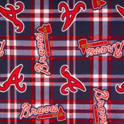 MLB Atlanta Braves Fleece Fabric