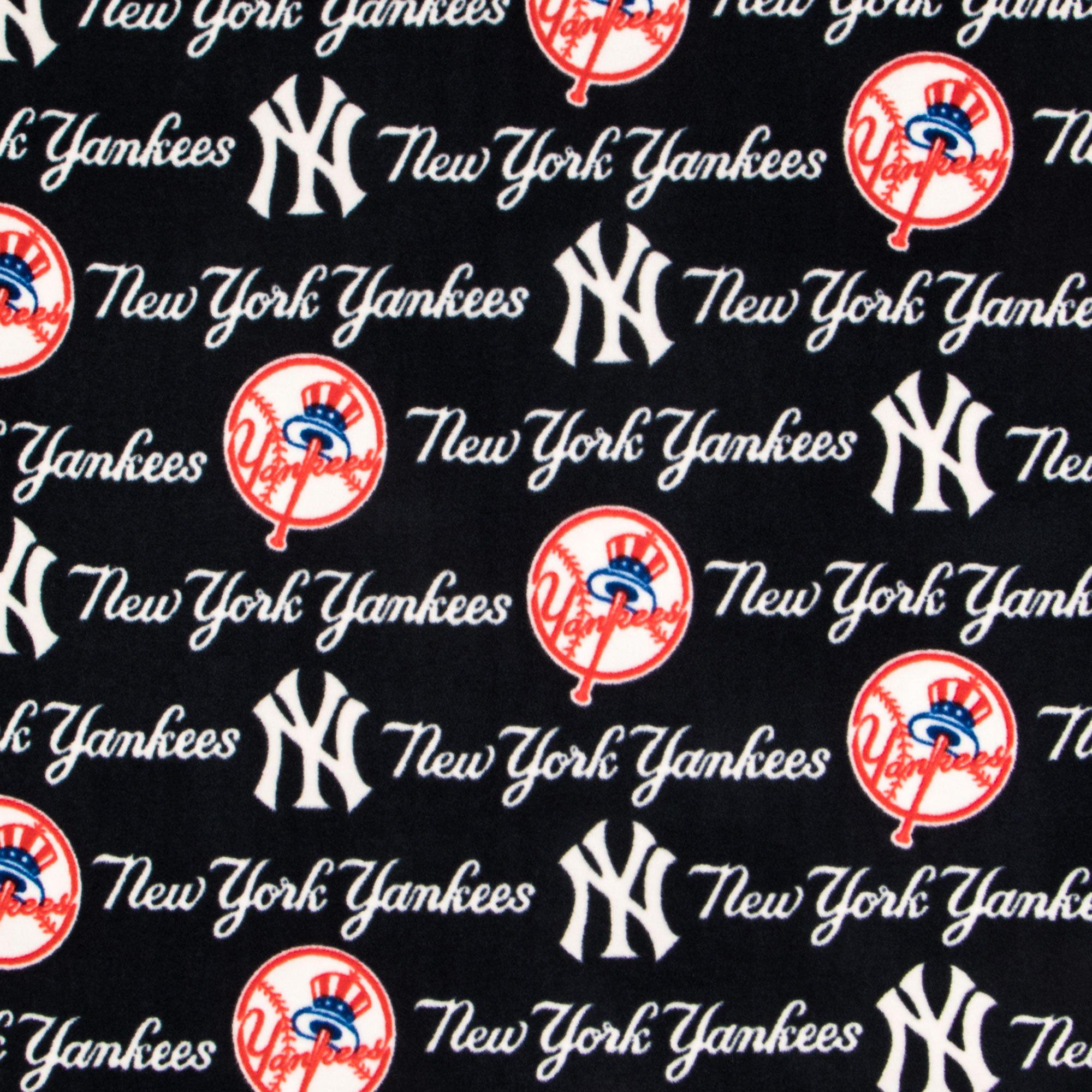 New York Yankees Personalized Baby Blanket - White