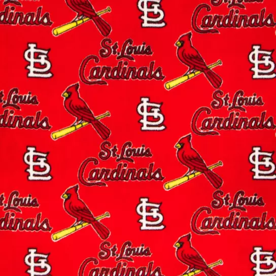 MLB St. Louis Cardinals Fleece Fabric