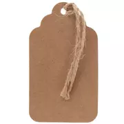 Blank Scalloped Tags With Twine