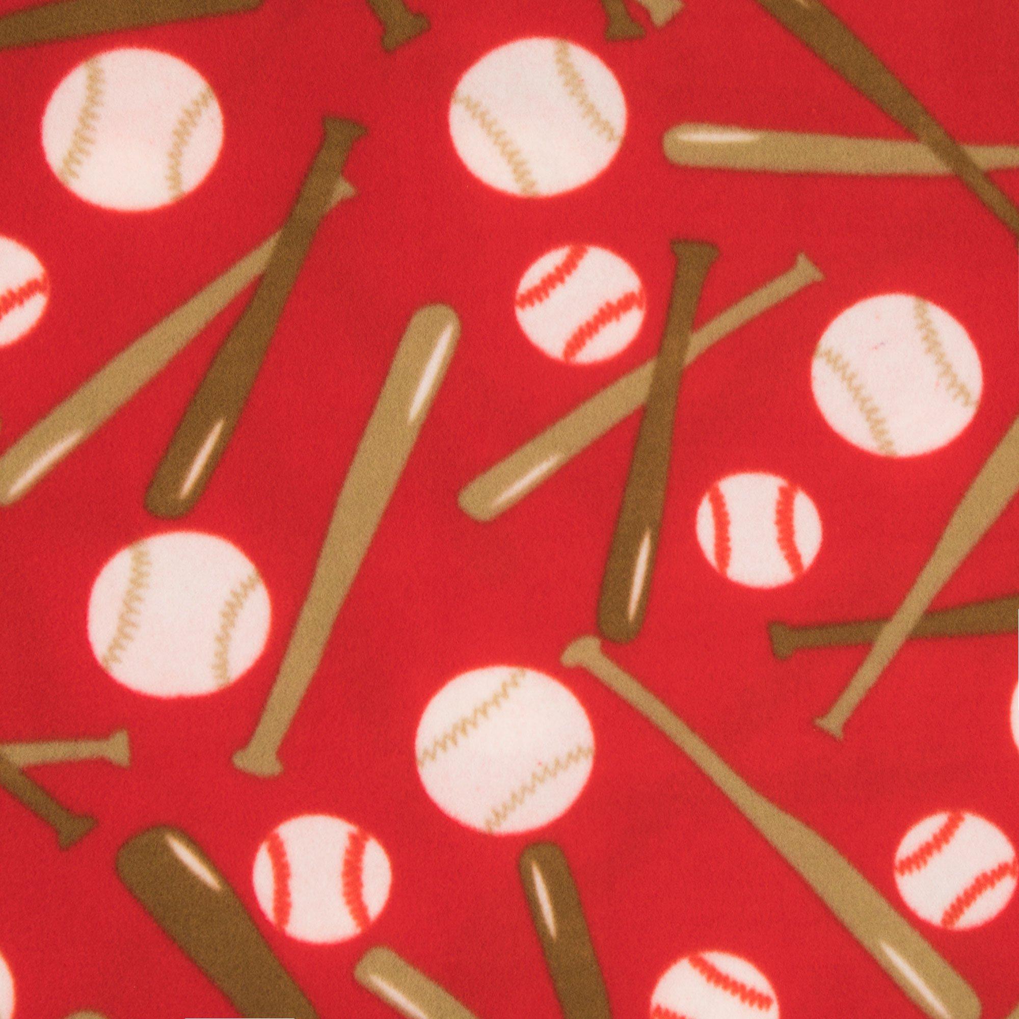 Baseballs Fleece Fabric | Hobby Lobby | 959783