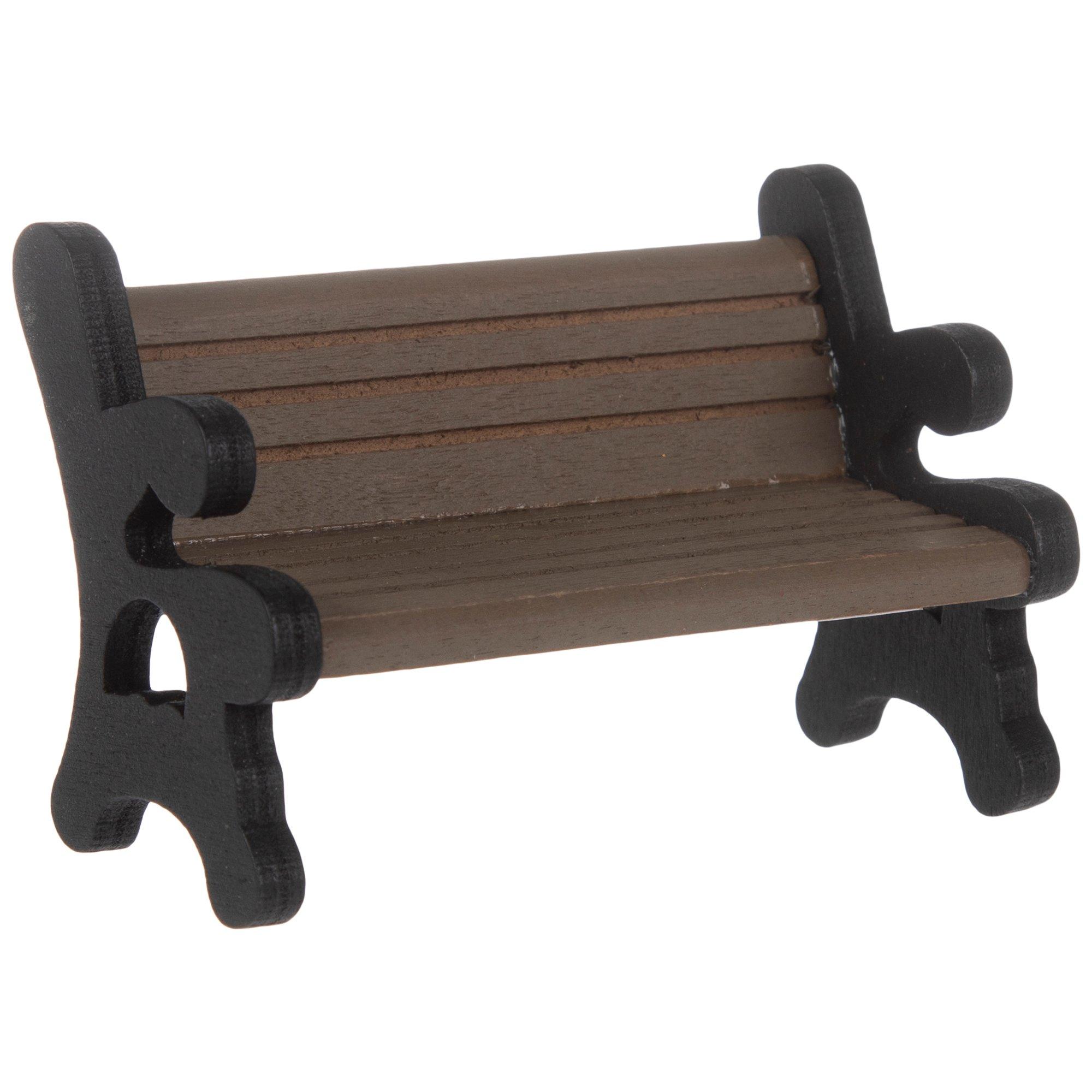 Miniature park bench hobby hot sale lobby