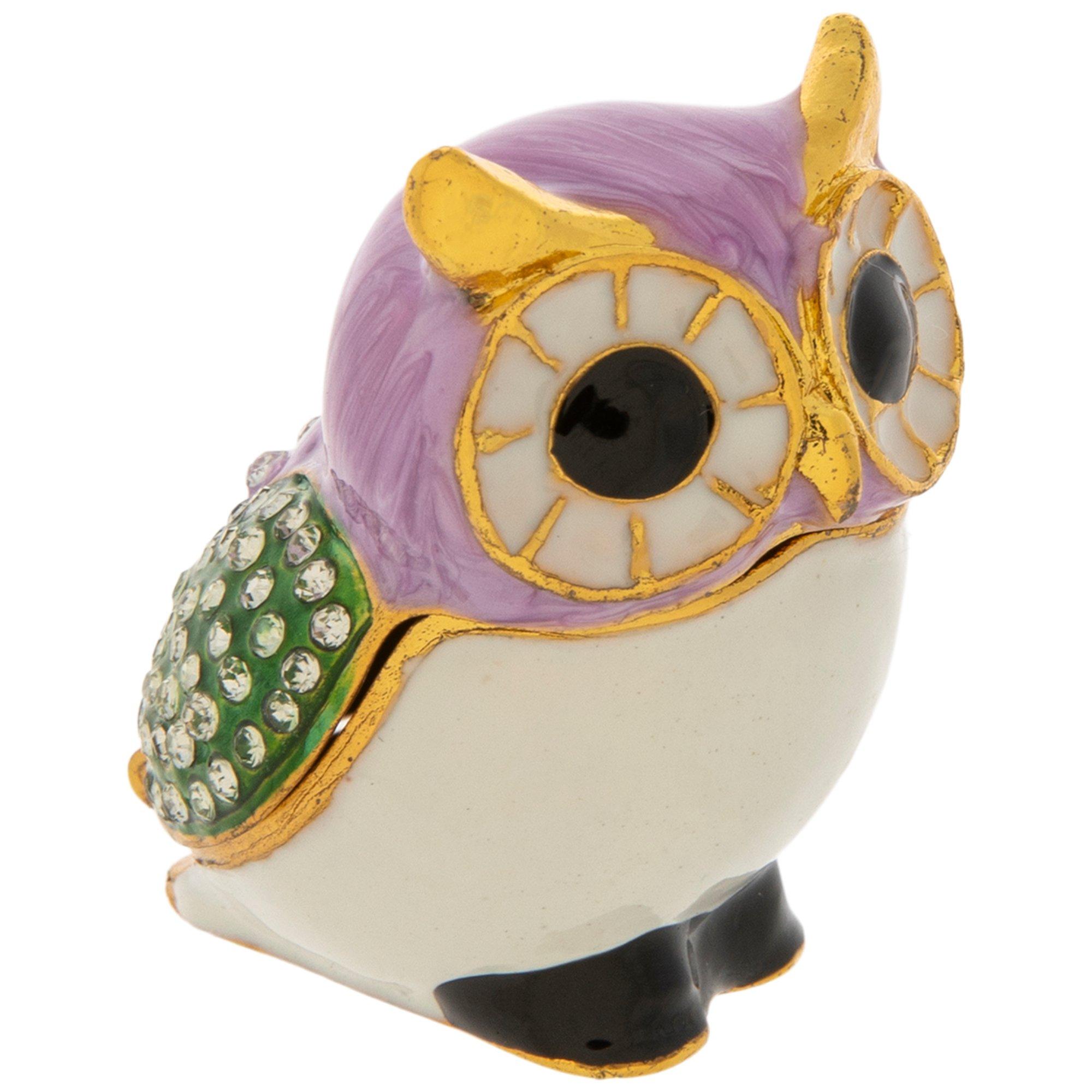 Horned Owl Rhinestone Jewelry Box Hobby Lobby 962639