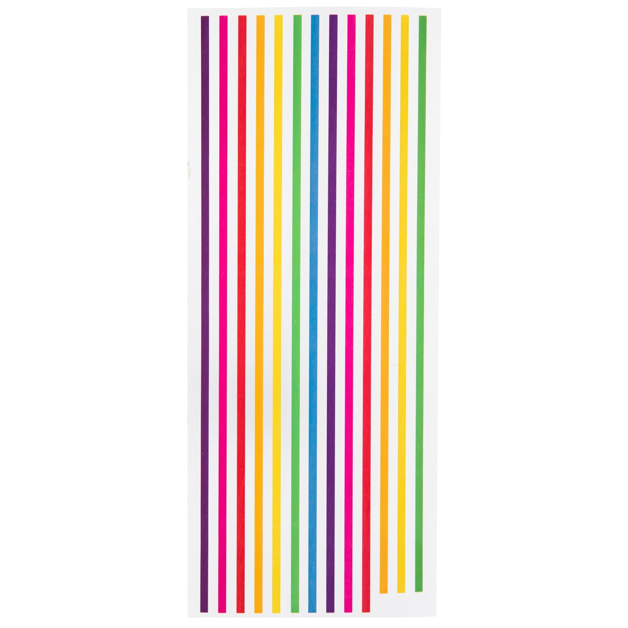 Watercolor Rainbow Stickers, Hobby Lobby