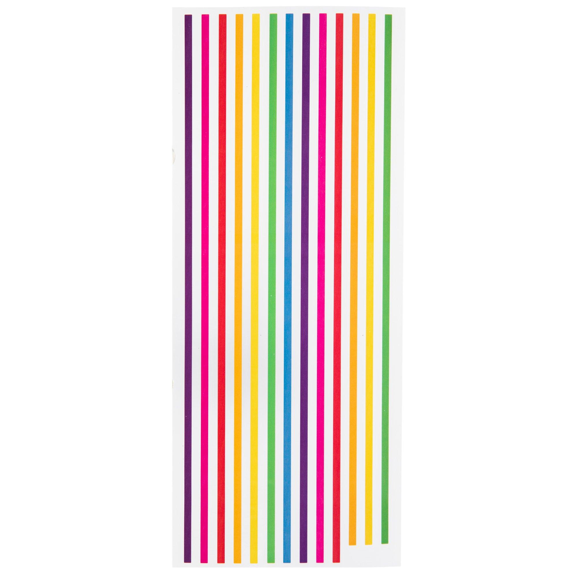 Rainbow Strip Border Stickers Hobby Lobby 964676