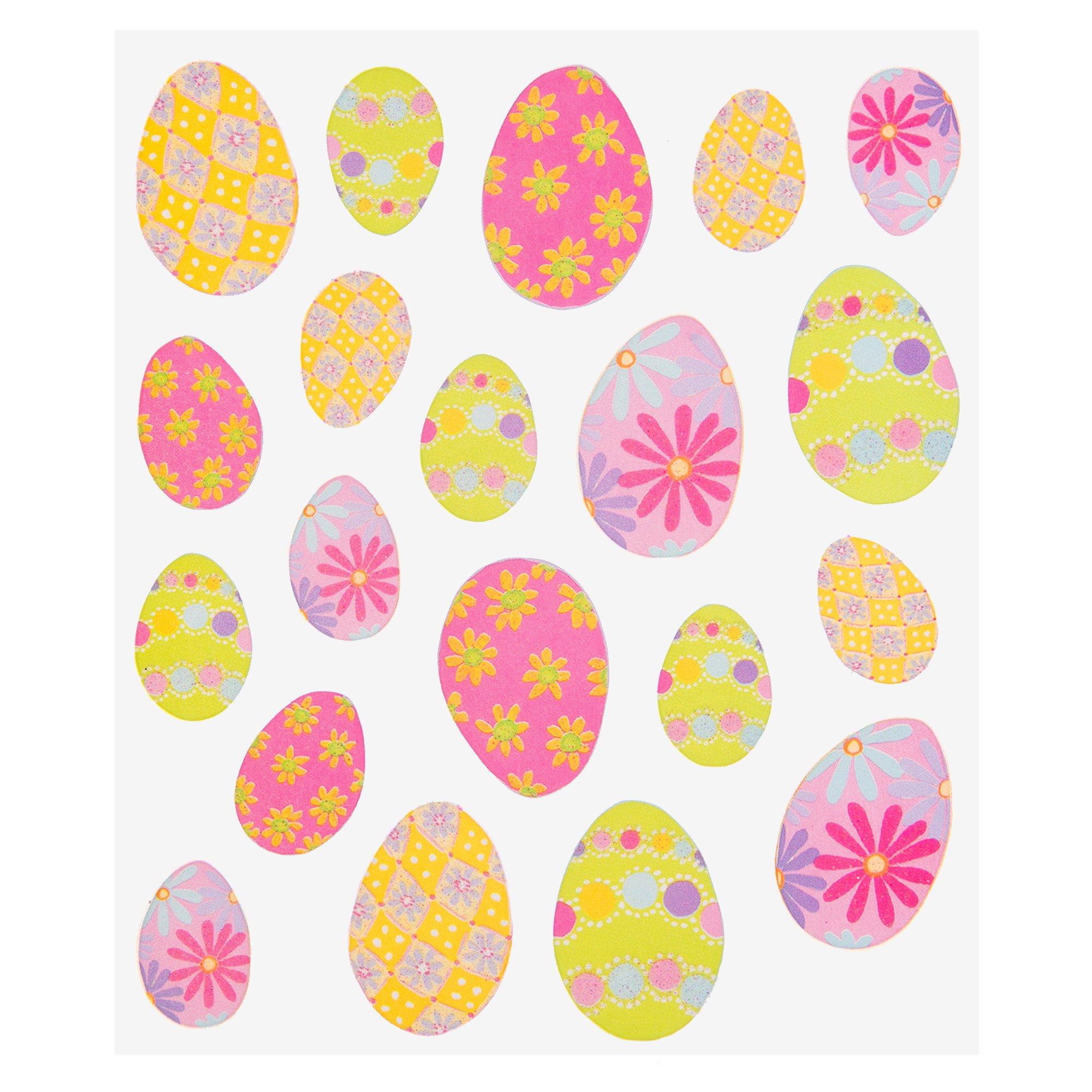Easter Eggs Glitter Stickers Hobby Lobby 965178