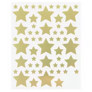 200pcs Paper Glitter Star Foam Stickers Stars Shape Silver and
