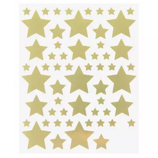 Three small star decals - Stitched Up Stickers