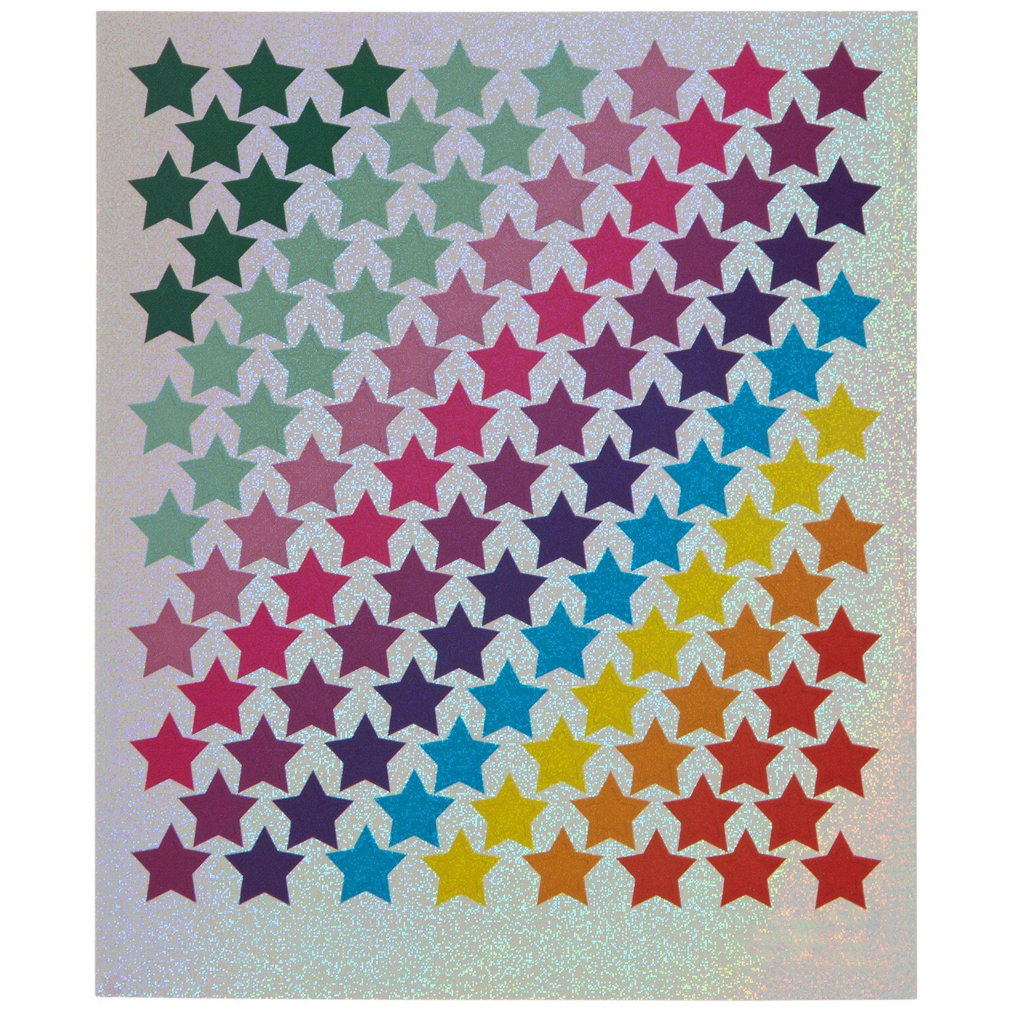 MultiColor Star Stickers Hobby Lobby 965418