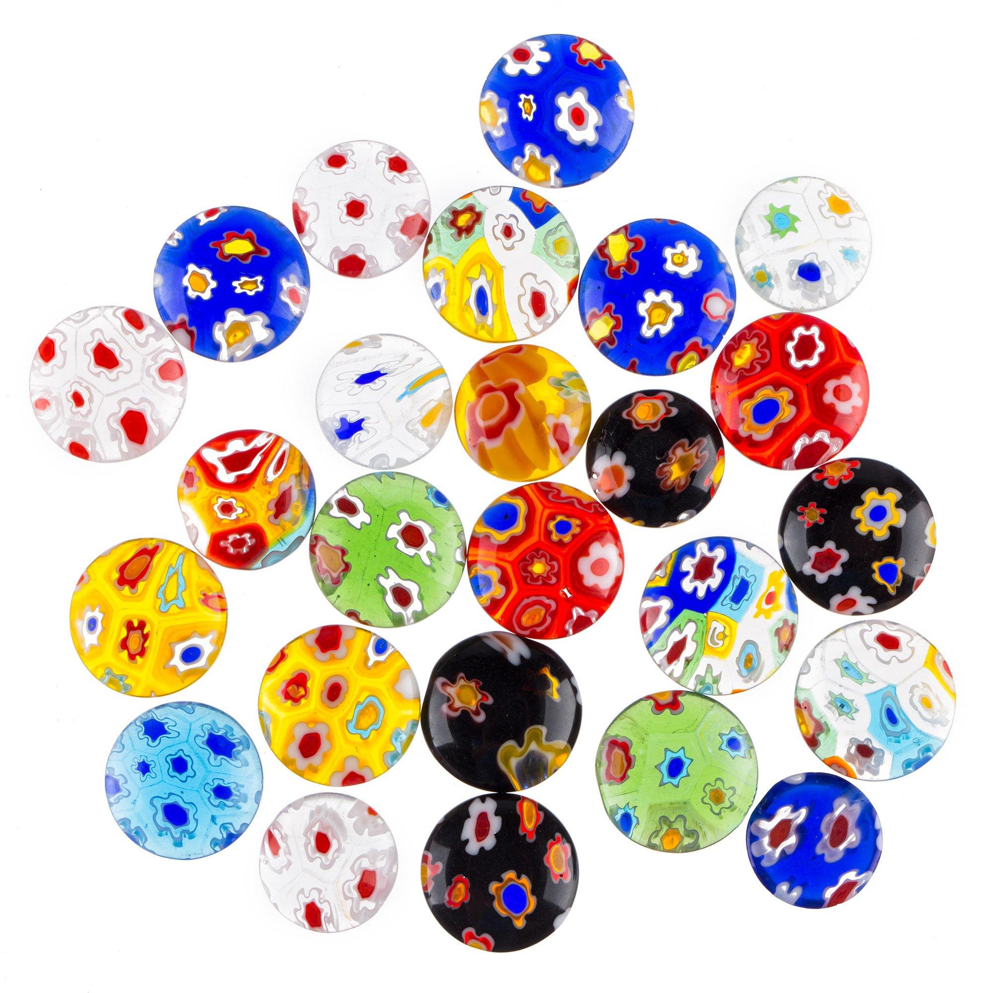 Round Millefiore Glass Gems | Hobby Lobby | 970814