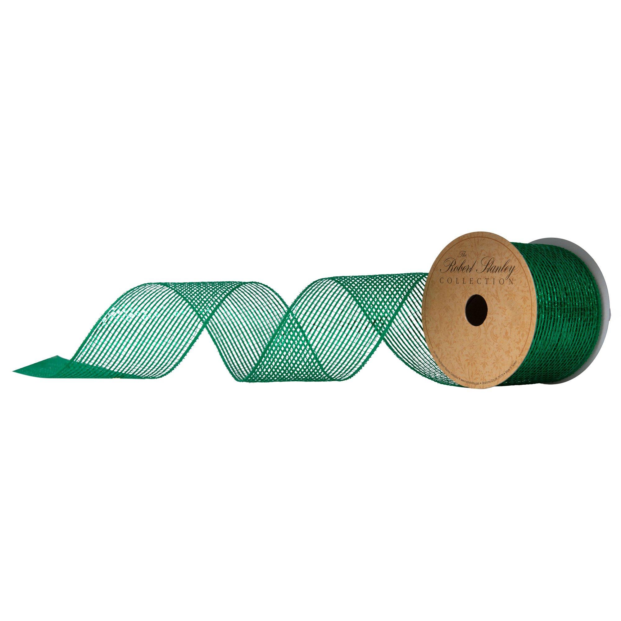 Metallic Deco Mesh Ribbon 2 1/2" Hobby Lobby 971408