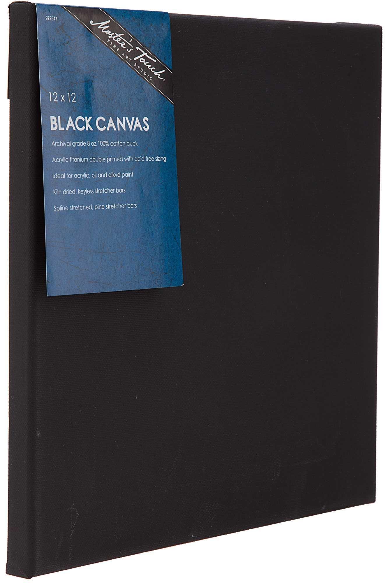 Master's Touch Black Canvas