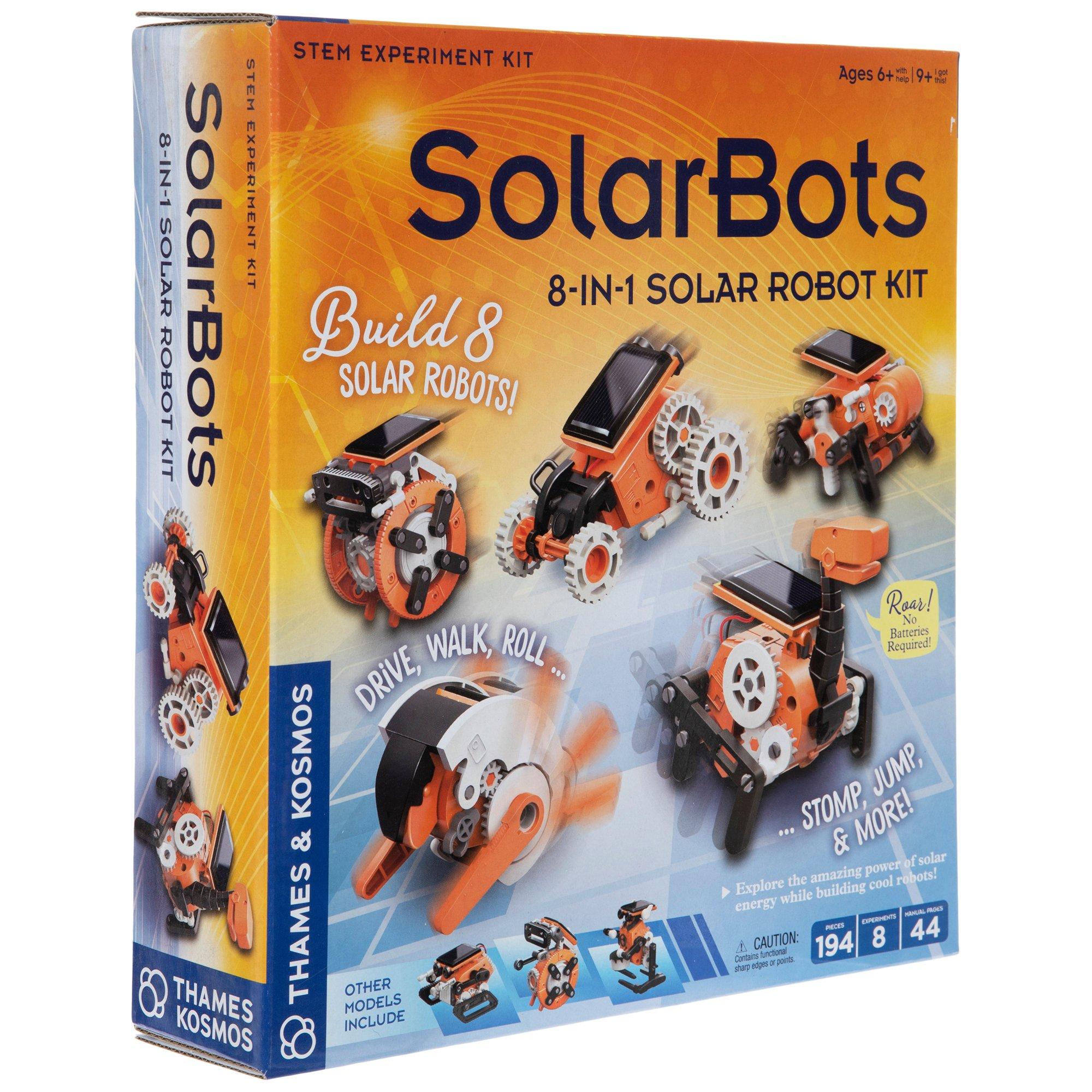 SolarBots: 8-in-1 Solar Robot Kit