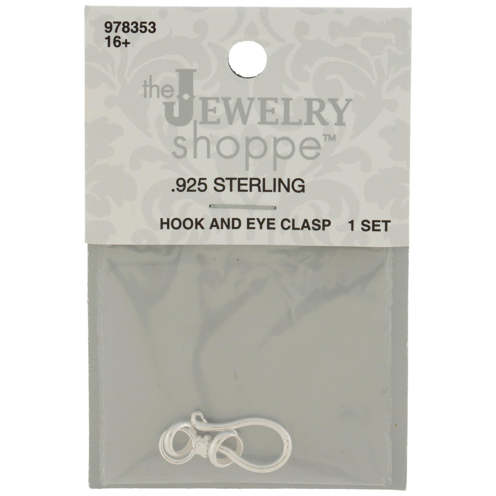 Sterling Silver Hook & Eye Clasp, Hobby Lobby