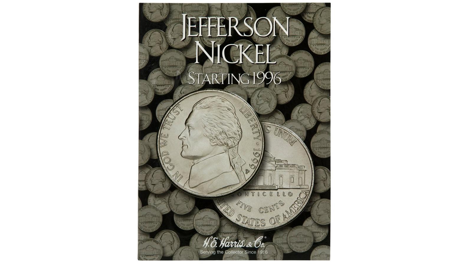 Jefferson Nickel Folder - 1996 - 2025 | Hobby Lobby | 984351