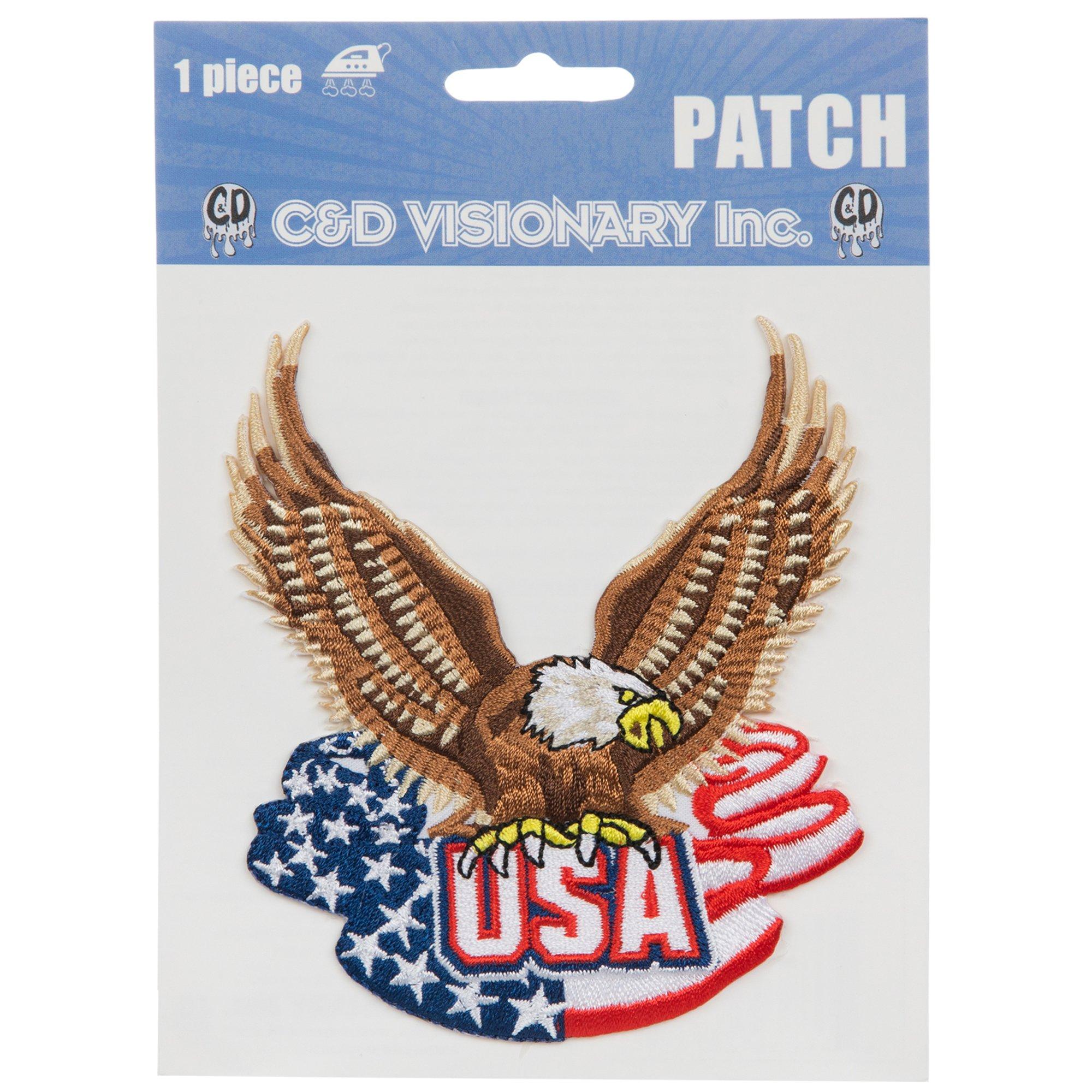 Bald Eagle American Iron-on Applique