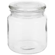 Glass Jar With Flat Lid