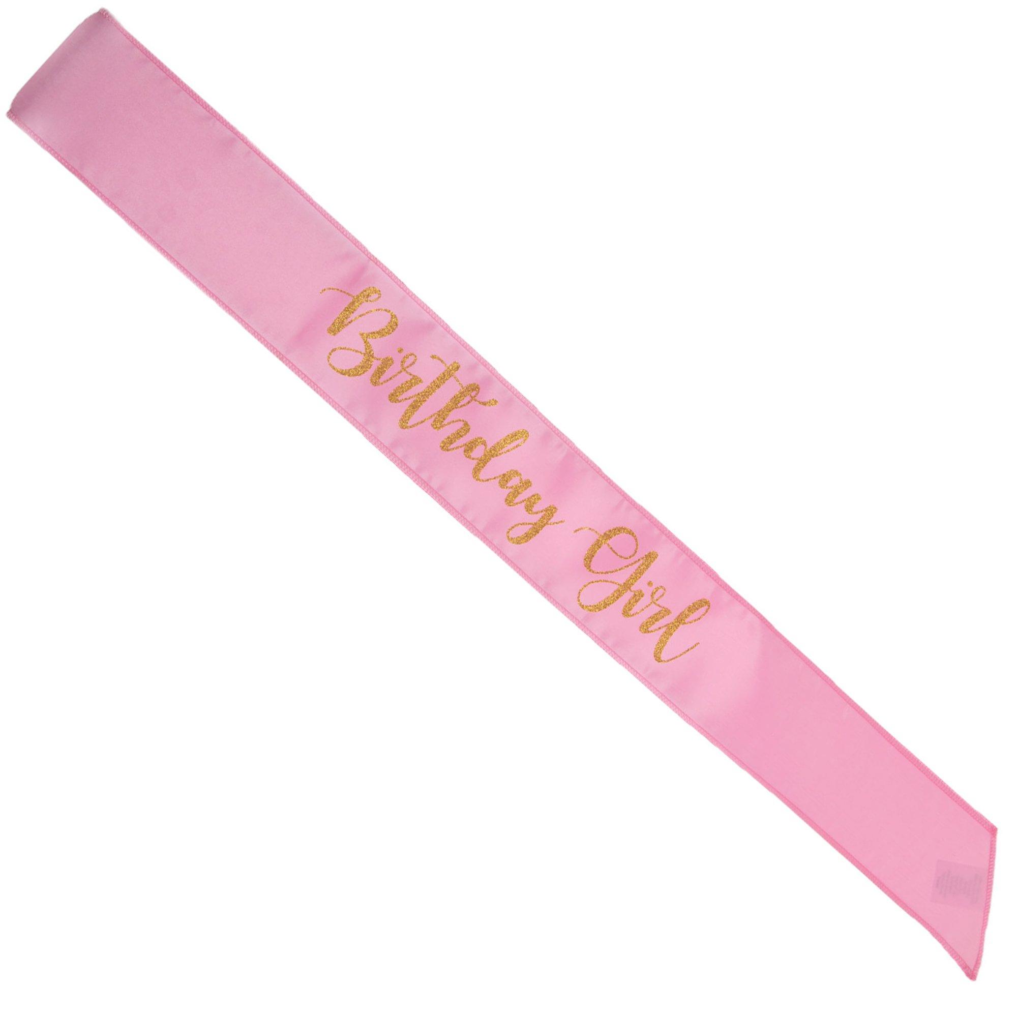 Birthday Girl” Light up Sash, 1 Piece, 12.63 in x 4.25 in x 0.35 in, Way to  Celebrate 