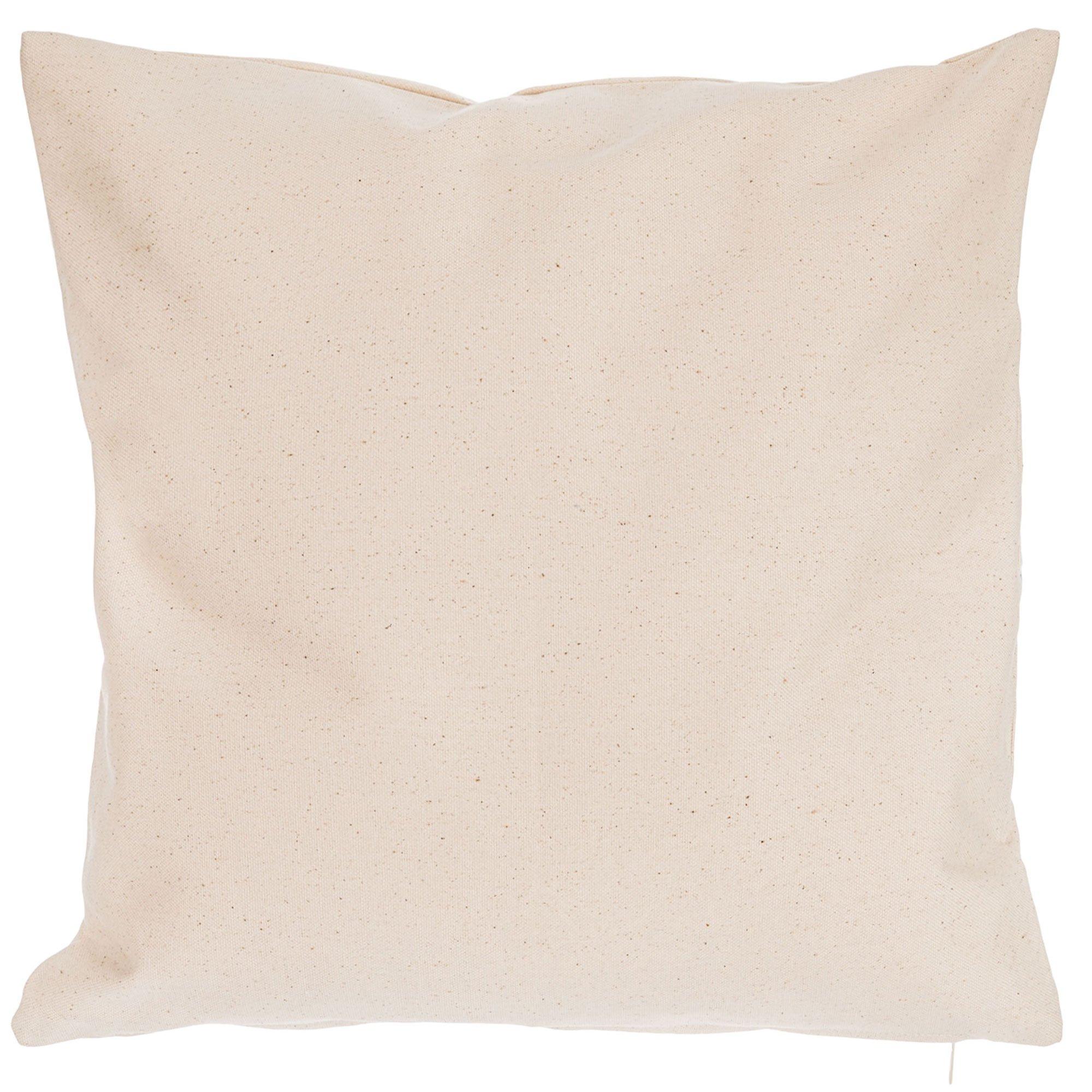 Natural canvas pillow cover hot sale