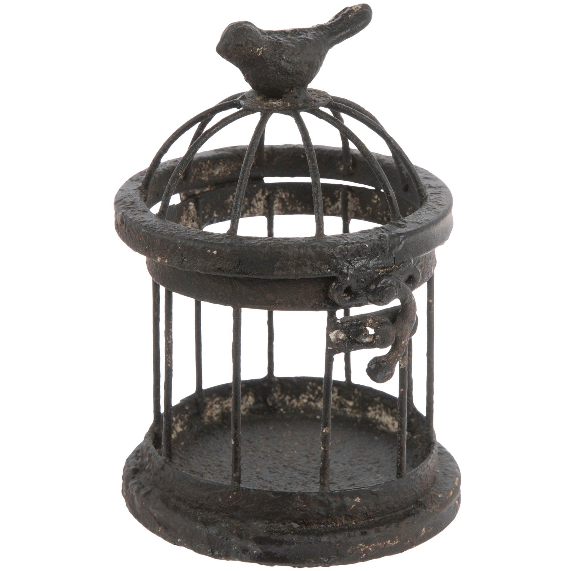 Metal Bird Cage With Bird On Top Hobby Lobby 996207