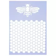 Bumblebee & Honeycomb Stencil