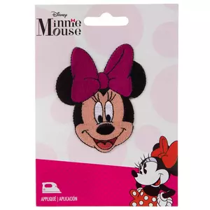 Iron on patches - Mickey Mouse 90 Years 01 Mickey & Minnie nineties special  Edition Disney - red - 6,4 x 6,4 cm - Application Embroided badges | Catch
