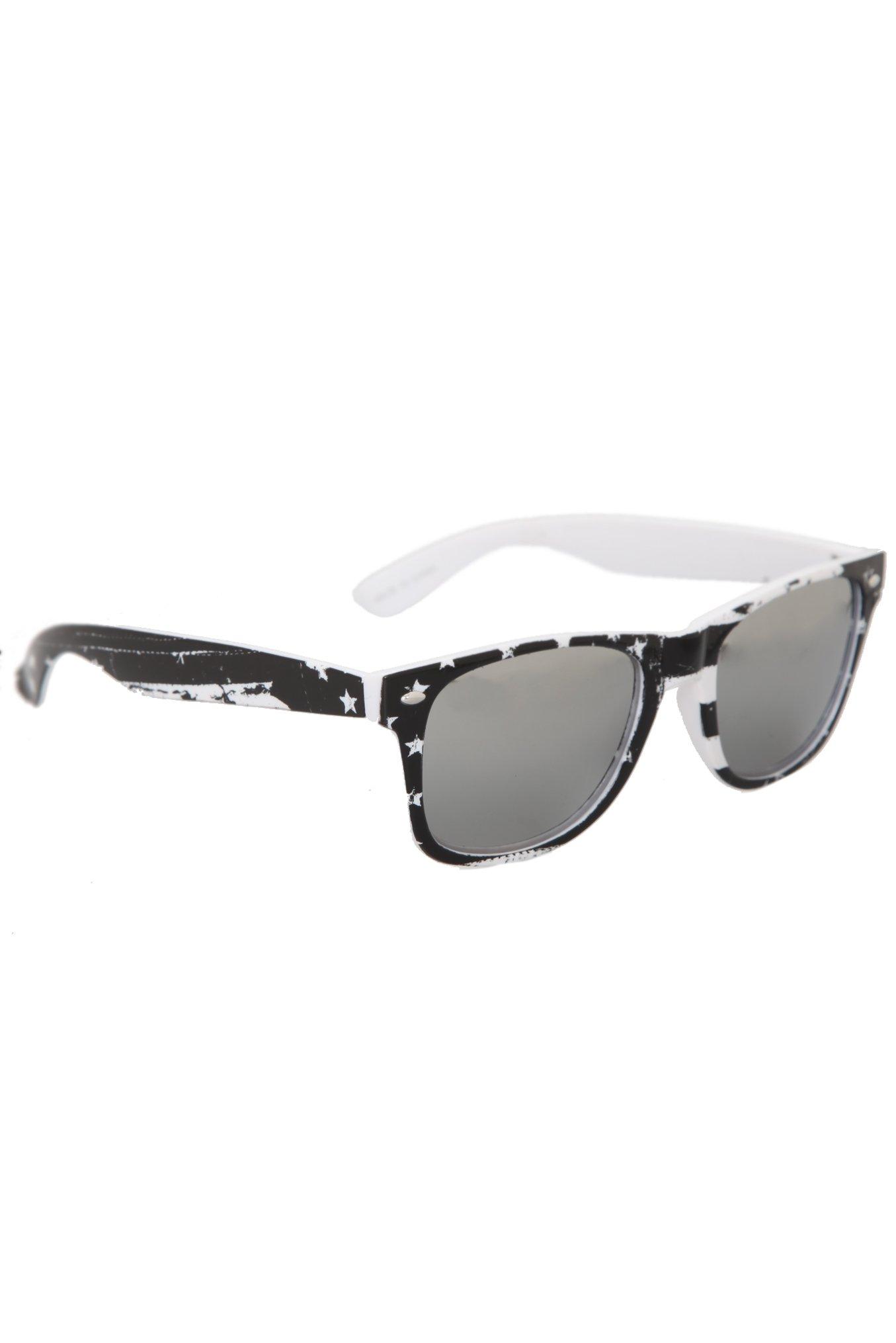 Black & White American Flag Sunglasses | Hot Topic