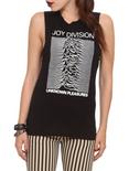 Joy Division Unknown Pleasures Sleeveless Girls T-Shirt, BLACK, hi-res