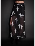 See You Monday - Cross Print Maxi Skirt, , hi-res