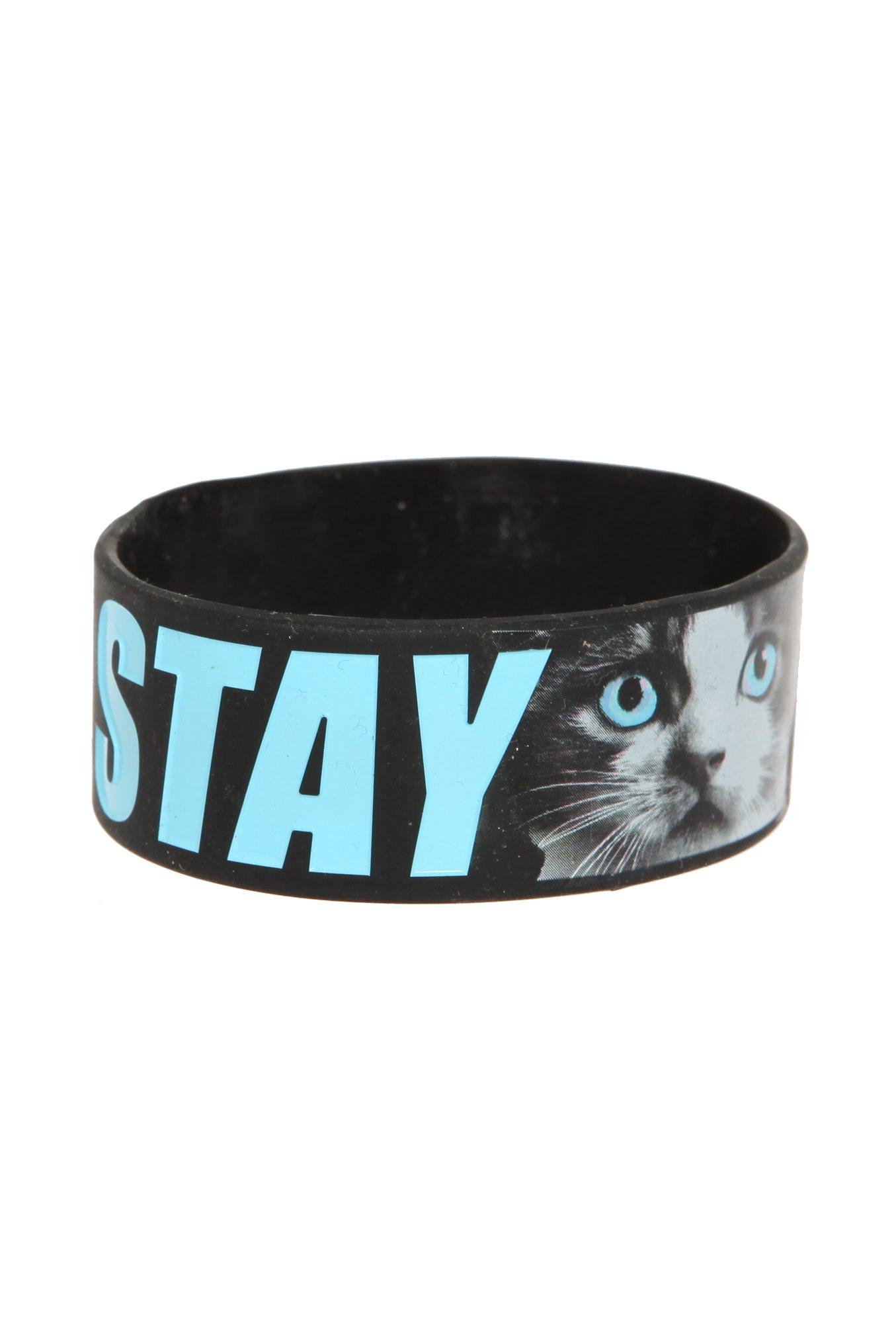 Miss May I Kitty Rubber Bracelet, , hi-res