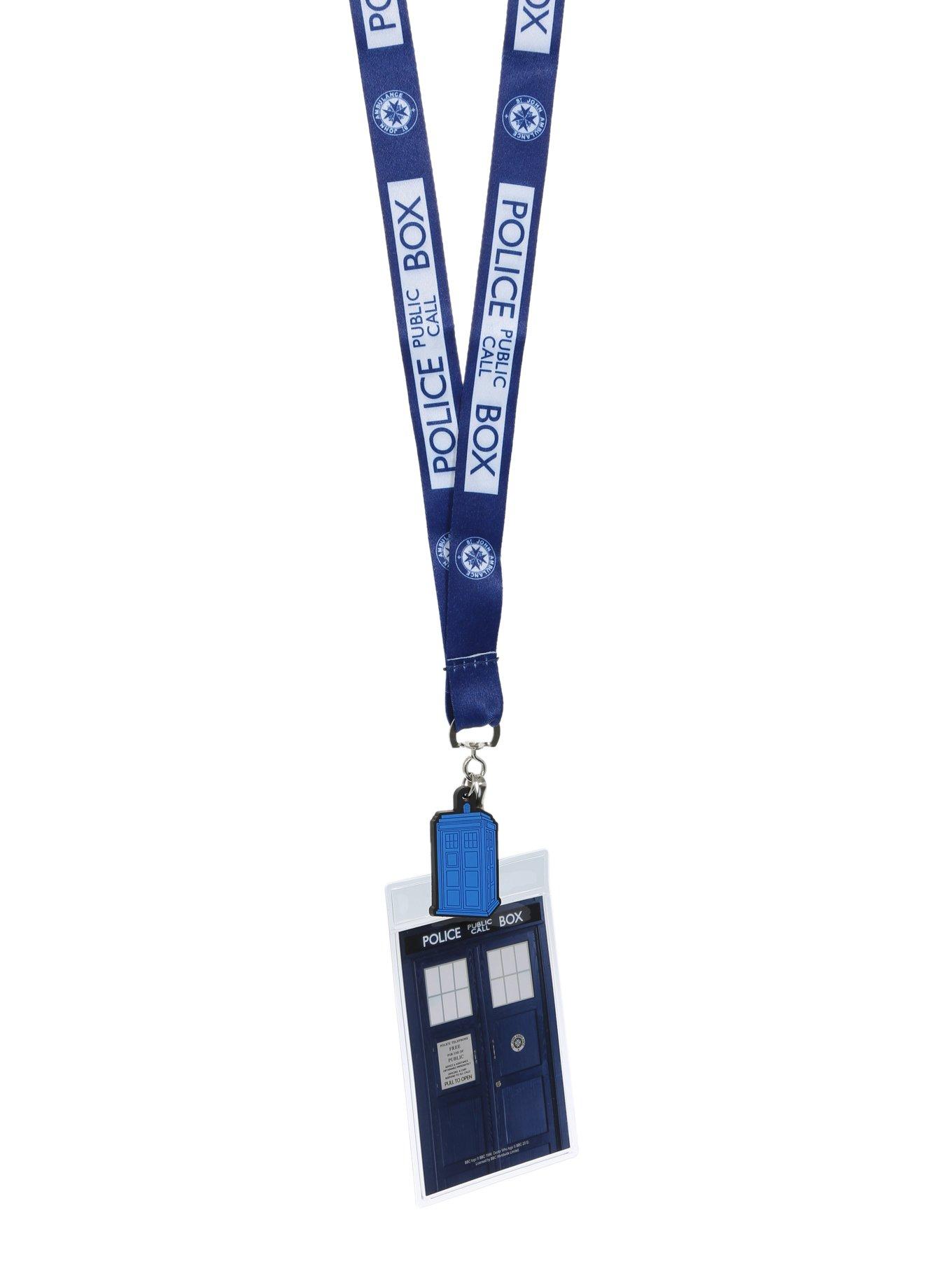 Doctor Who I Am TARDIS Lanyard, , hi-res