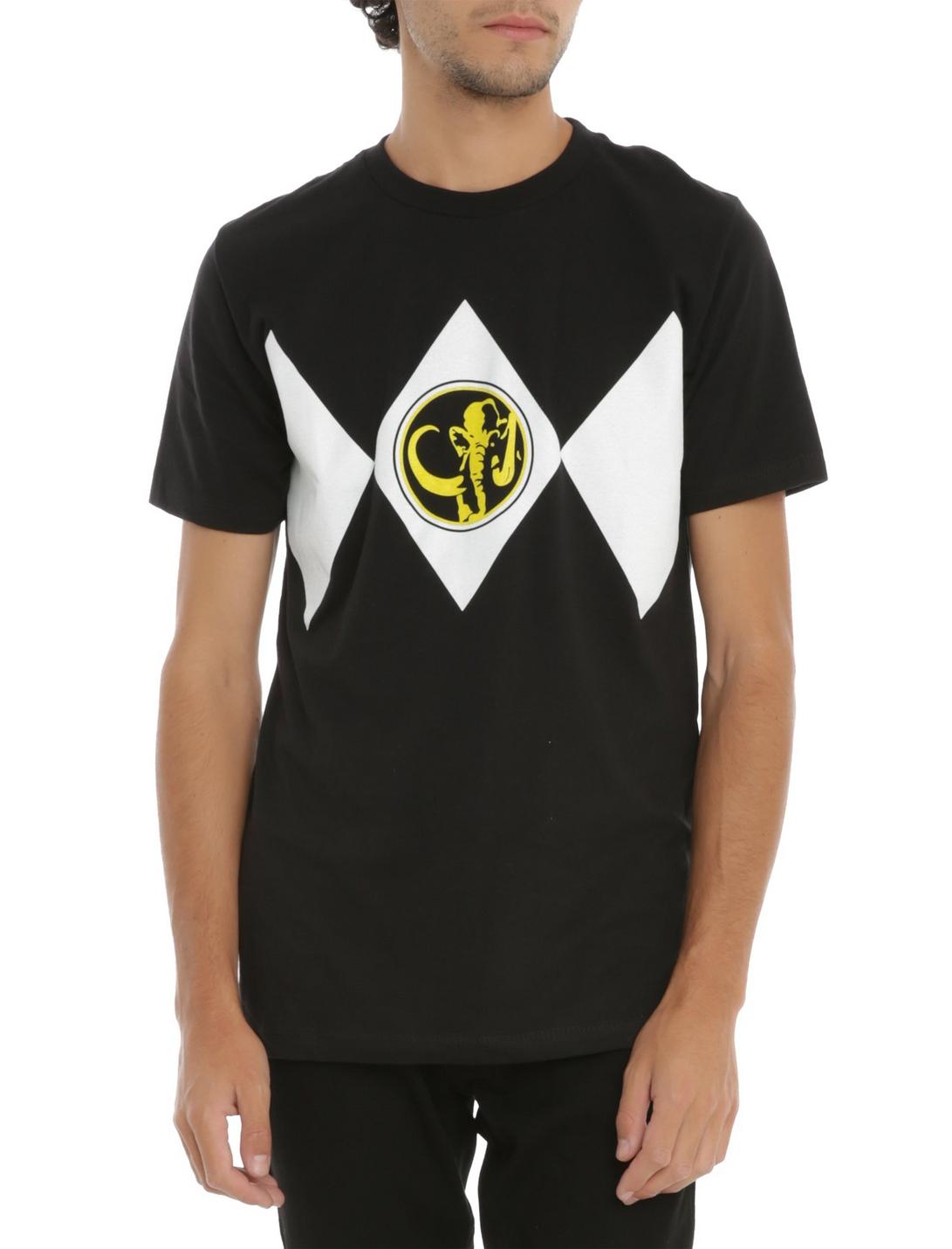 Mighty Morphin Power Rangers Black Ranger Cosplay T-Shirt, BLACK, hi-res