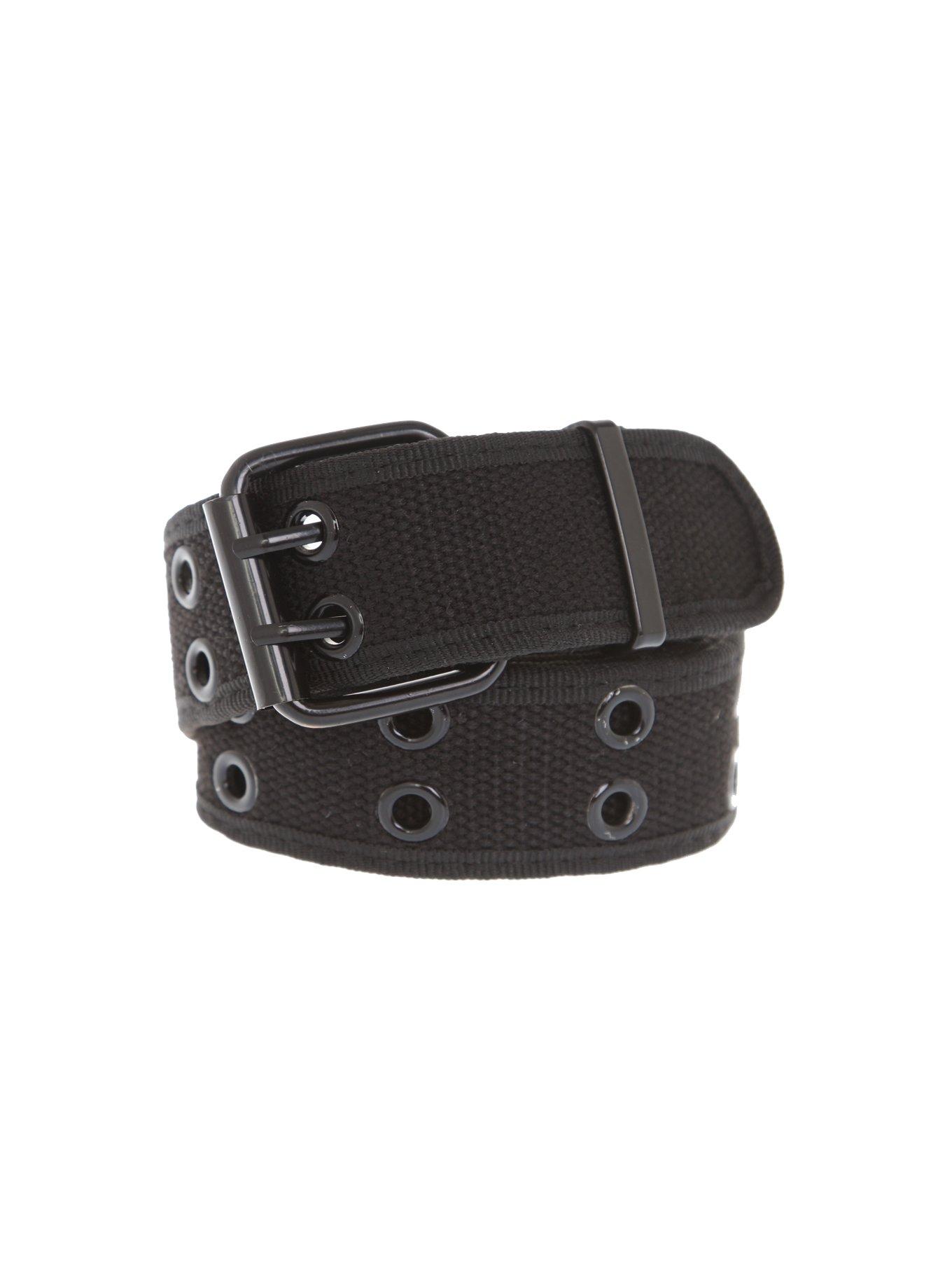 Jack & Jones Smooth Leather Belt with Logo Buckle in Black