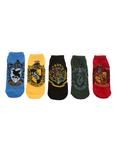 Harry Potter House Crest No-Show Socks 5 Pair, , hi-res