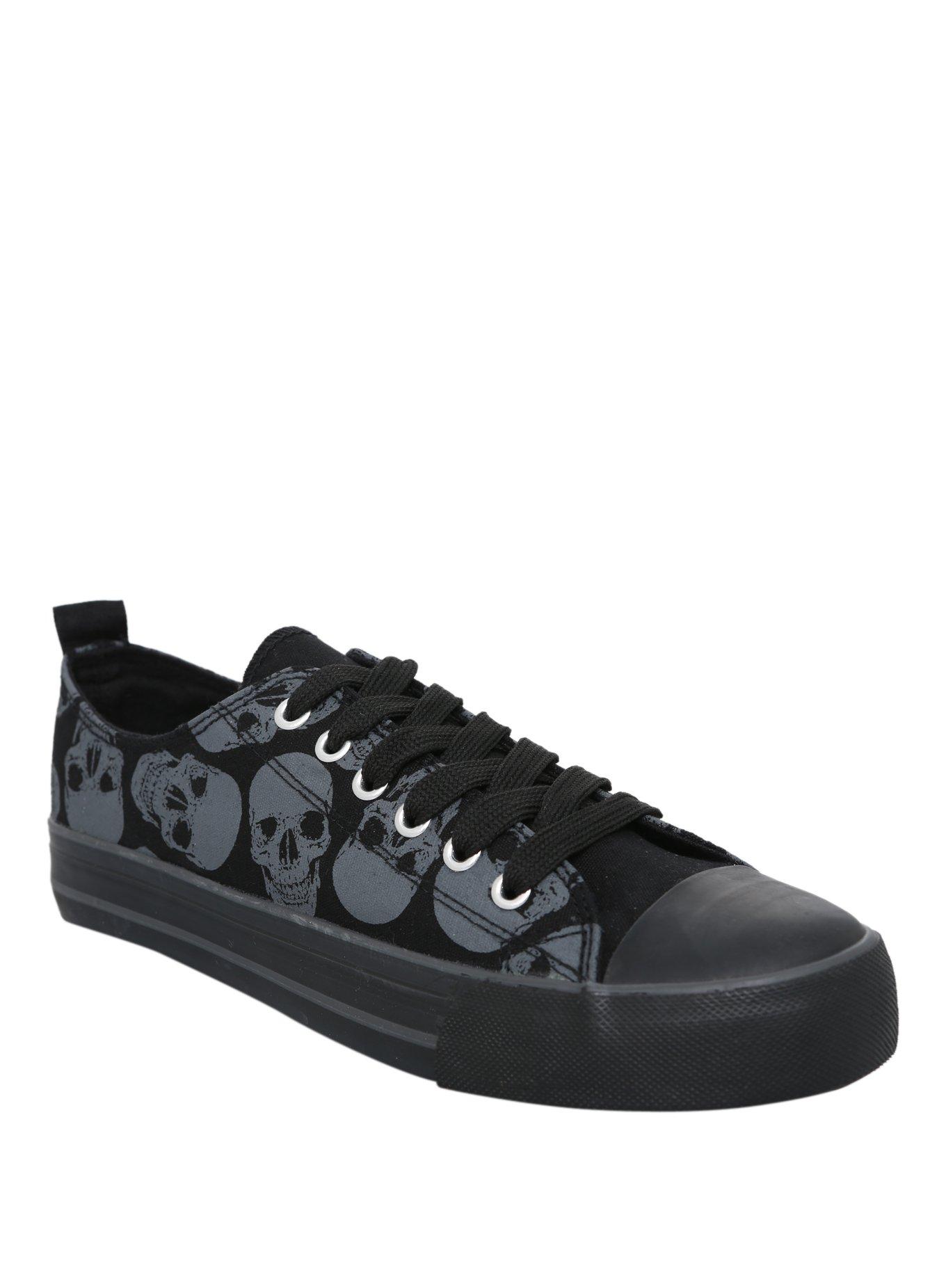 Skulls Low Top Sneakers | Hot Topic