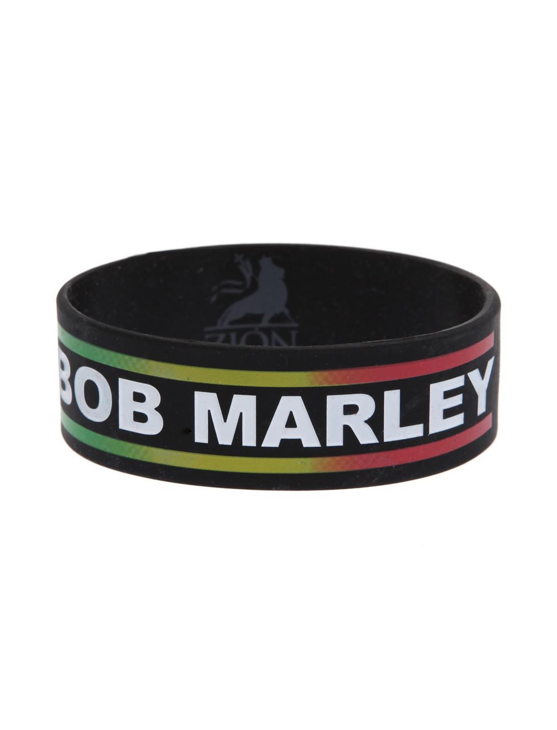 Bob Marley Rasta Rubber Bracelet, , hi-res