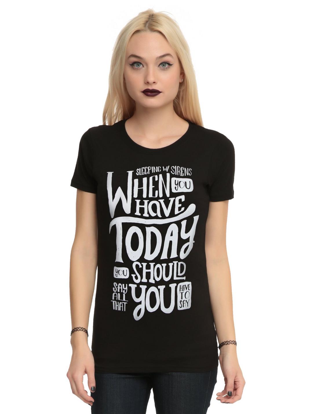 Sleeping With Sirens Today Girls T-Shirt, , hi-res