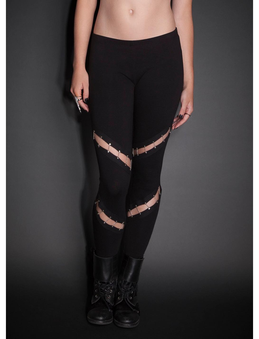 See You Monday Chain Link Leggings, , hi-res