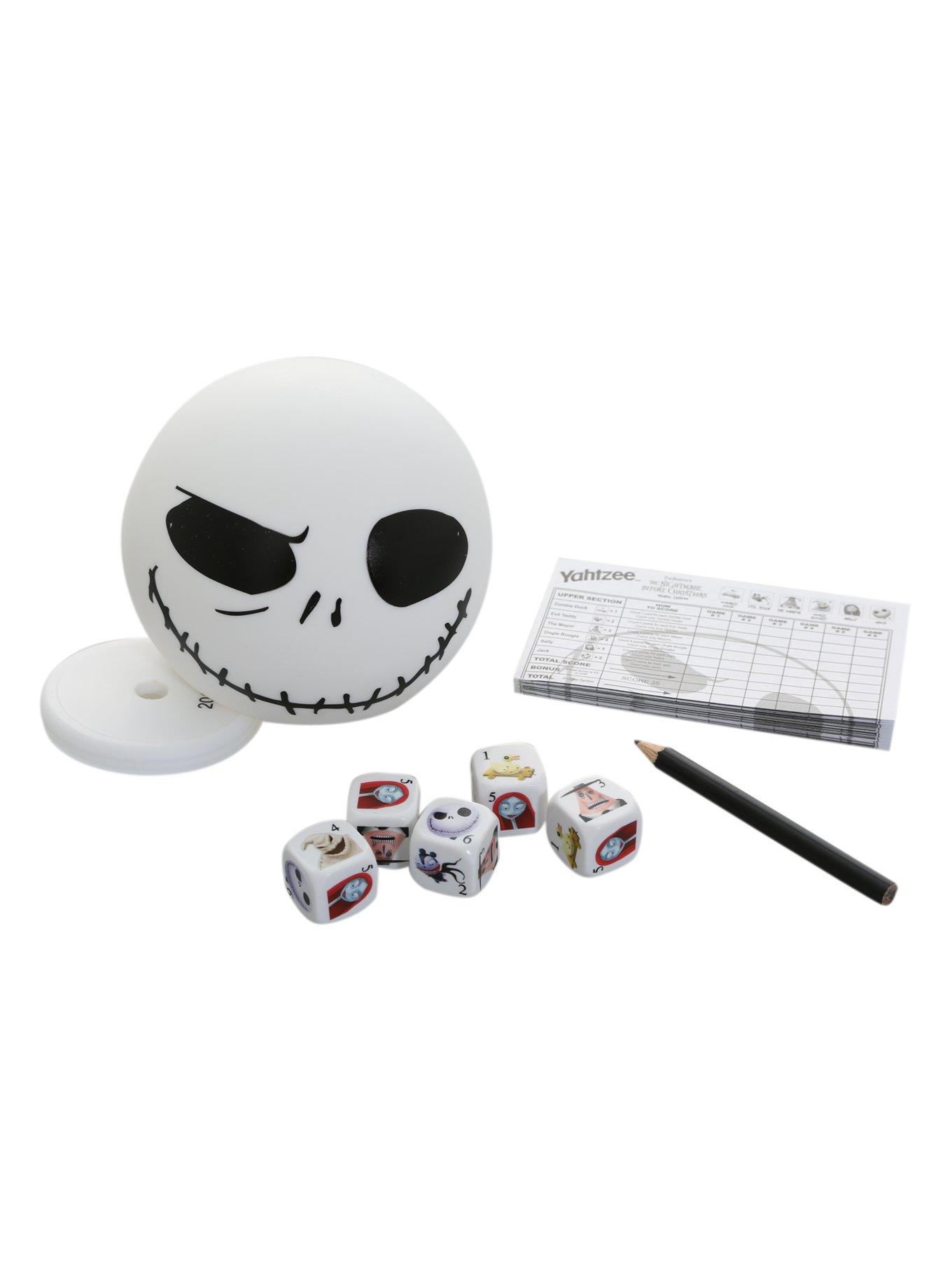 The Nightmare Before Christmas Yahtzee Game Hot Topic