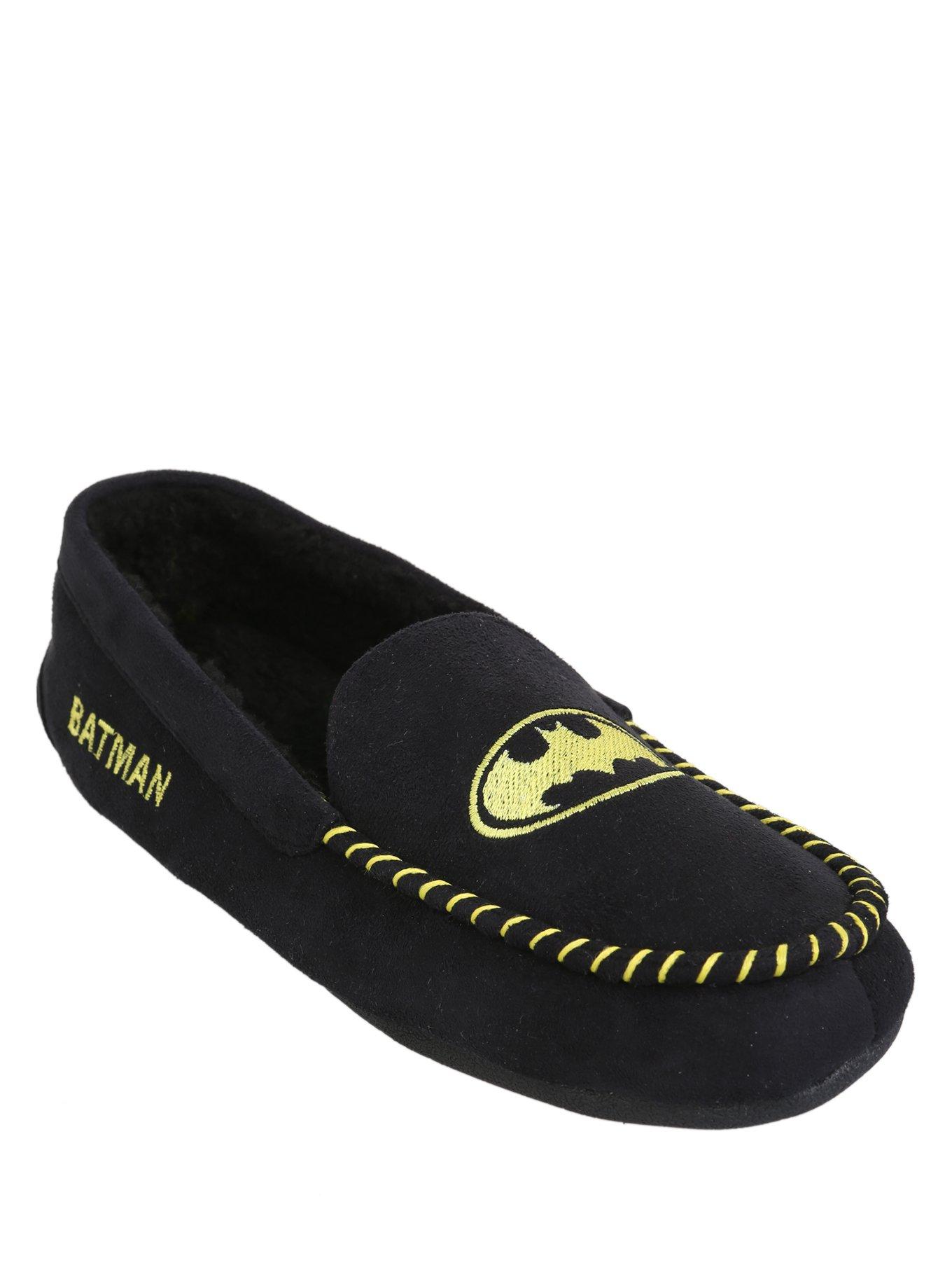 DC Comics Batman Guys Moccasin Slippers | Hot Topic