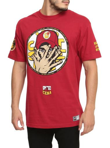 WWE John Cena U Can't C Me Red T-Shirt | Hot Topic