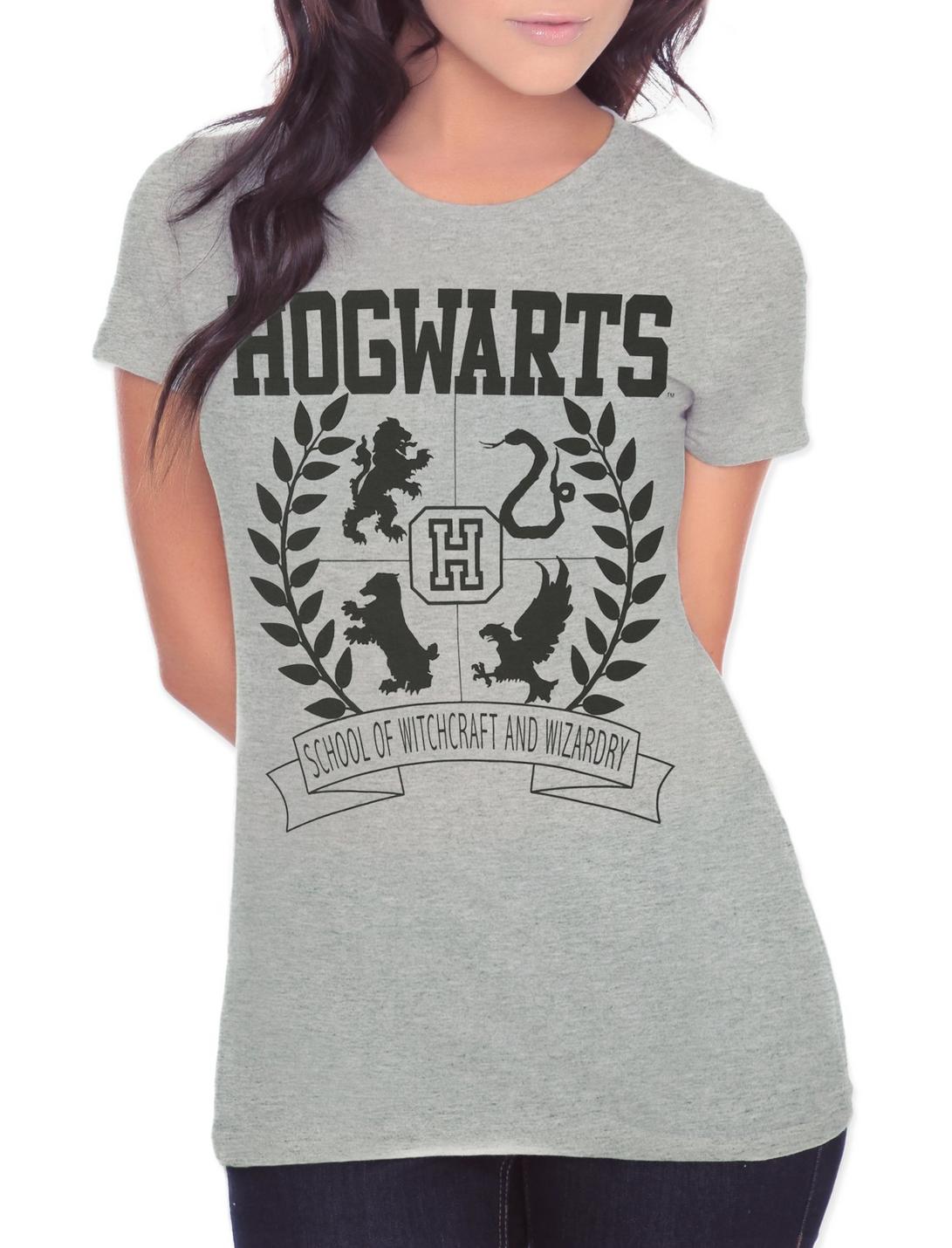 Harry Potter Hogwarts Crest Girls T-Shirt, , hi-res