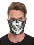 Skull Glow-In-The-Dark Neoprene Half Face Mask, , hi-res