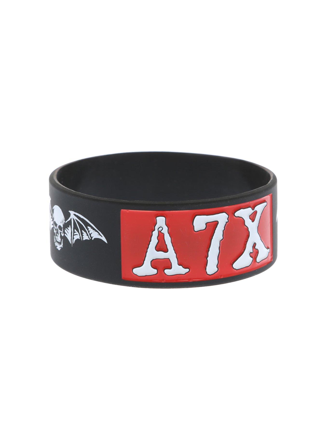 Avenged Sevenfold A7X Rubber Bracelet, , hi-res