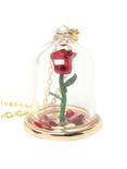Disney Beauty And The Beast Rose Glass Pendant, , hi-res
