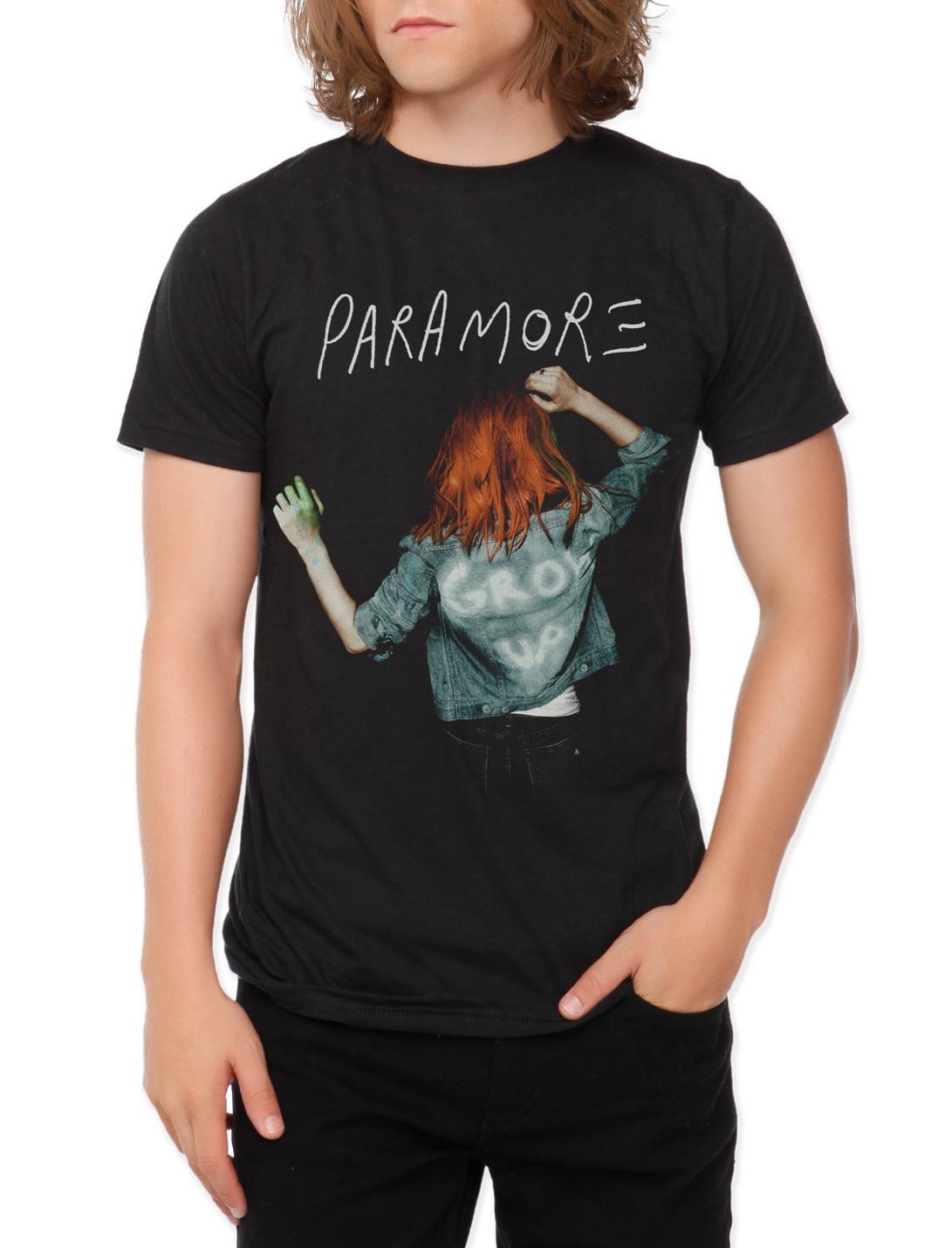 Paramore Grow Up T-Shirt, BLACK, hi-res