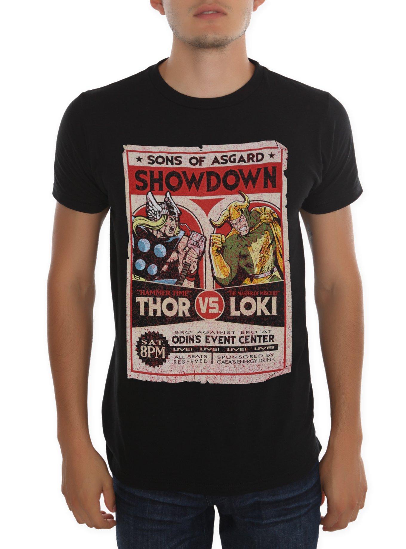 Marvel Thor Vs Loki T Shirt Hottopic